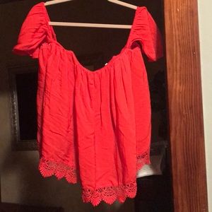 Off the shoulder top!